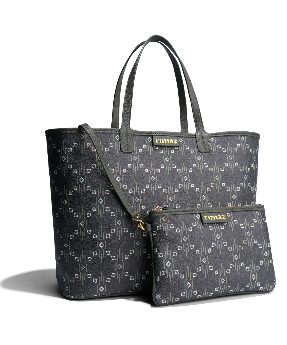 Rimaz Signature Tote In Sandstone Grey