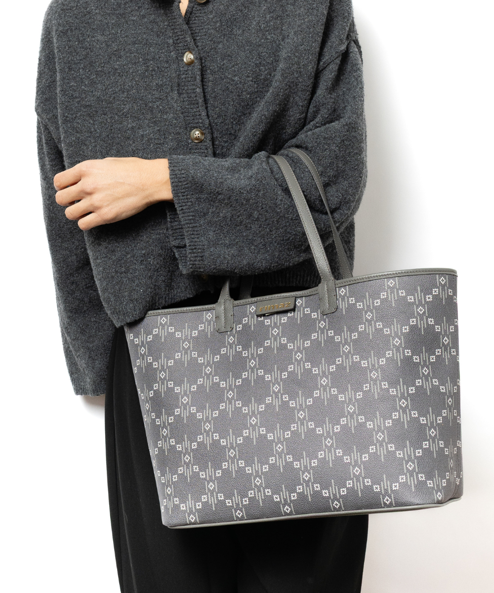 Rimaz Signature Tote In Sandstone Grey
