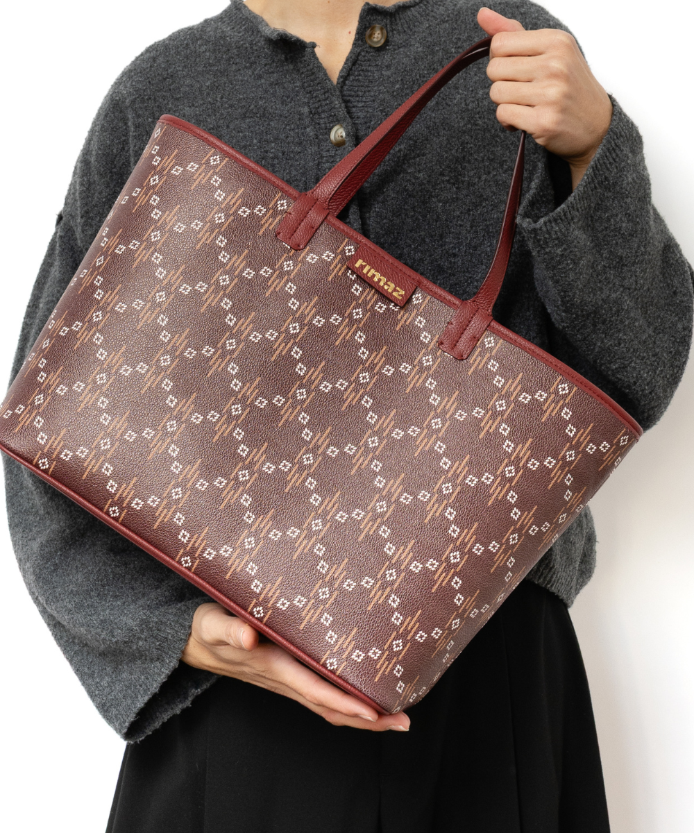 Rimaz Signature Tote In Royal Clay