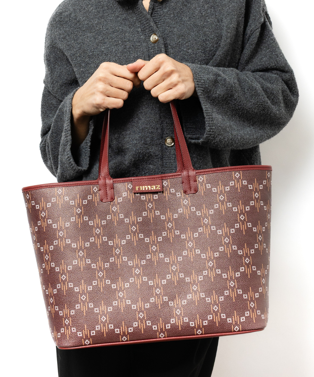 Rimaz Signature Tote In Royal Clay