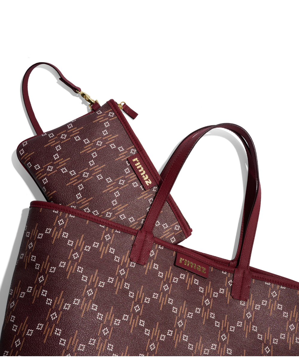 Rimaz Signature Tote In Royal Clay