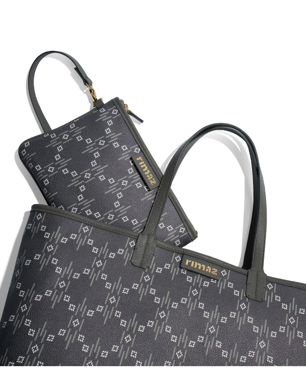 Rimaz Signature Tote In Sandstone Grey