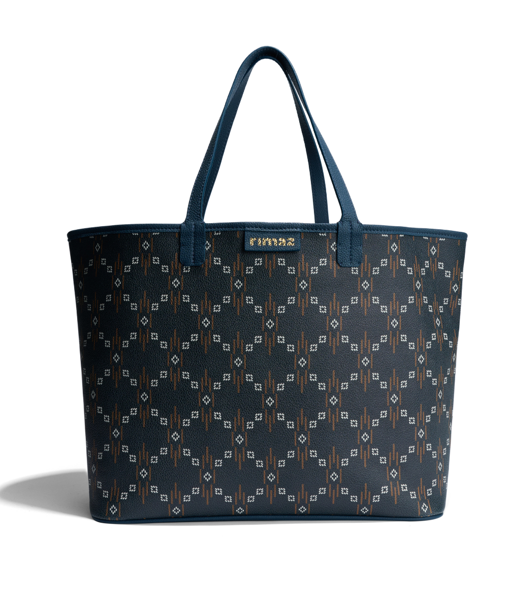 Rimaz Signature Tote in Sama Blue