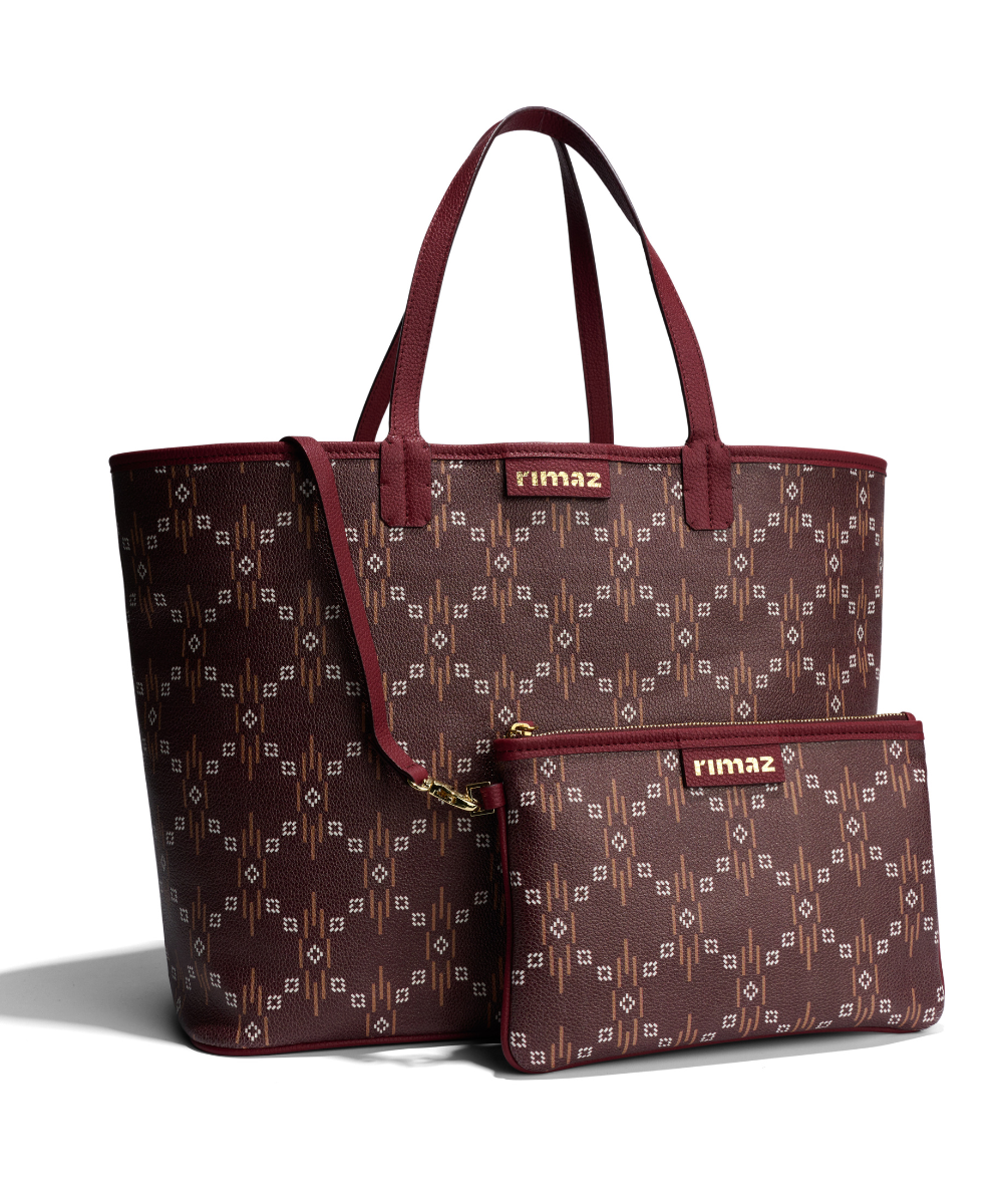 Rimaz Signature Tote In Royal Clay